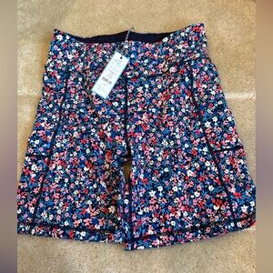 NWT Draper James Ditsy floral bike shorts with pocket Size L